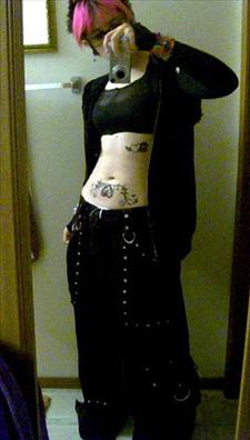 anorexic goth girl