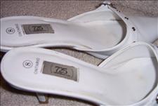 Susan's white shoes