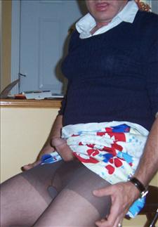 Allen in Susan's clothes