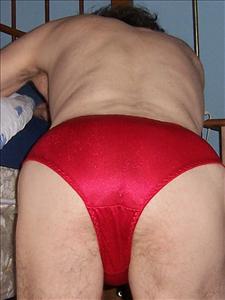 Allen in Susan's panties